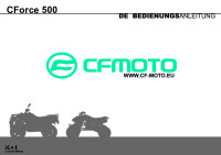 Bedienungsanleitung Handbuch CFMOTO 500-5ACForce-500 DEA